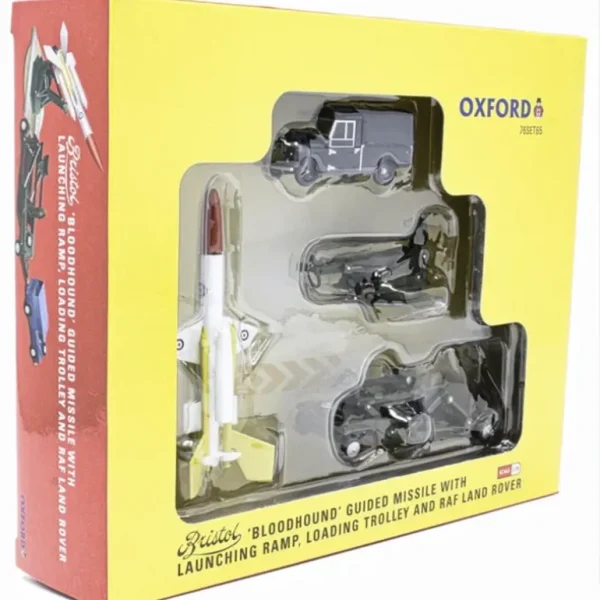 Oxford 76SET65 1:76 RAF, 3-Piece Bloodhound Missile Set - Miniature Marvels: Airplane Models & Painted Dice* Airplane Model