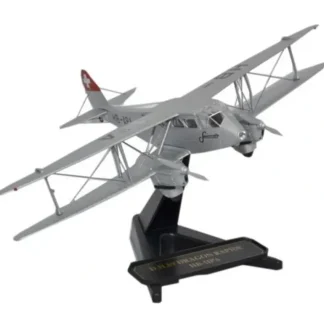 Oxford SP073 de Havilland Dragon Rapide Swissair - Miniature Marvels: Airplane Models & Painted Dice* Airplane Model