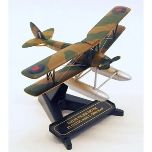 Oxford 72TM010 de Havilland Tiger Moth Floatplane - Miniature Marvels: Airplane Models & Painted Dice* Airplane Model