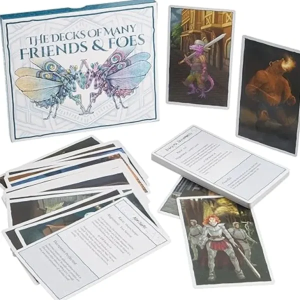 2 Pack: The Deck of Many Friends & The Deck of Many Foes - Miniature Marvels: Airplane Models & Painted Dice* Shop All