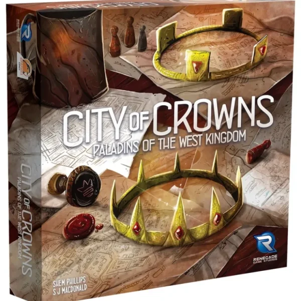 Flash Sale Paladins of the West Kingdom: City of Crowns RGS 02252 - Miniature Marvels: Airplane Models & Painted Dice Board Game