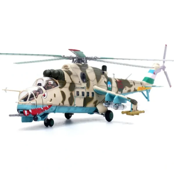 Panzerkampf 14005PA 1:72 MI-24V Hind Attack Helicopter / Gunship, Baku, Azerbaijan, 2000 - Miniature Marvels: Airplane Models & Painted Dice* Airplane Model