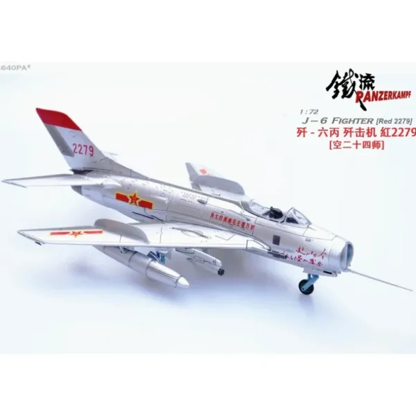 Panzerkampf 14640PA 1:72 Shenyang J-6 Fighter (Red 2279) - Miniature Marvels: Airplane Models & Painted Dice* Airplane Model