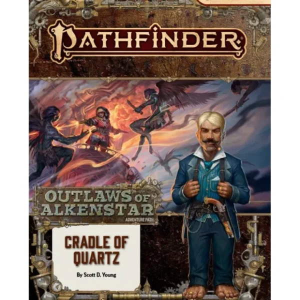 Best Sale Pathfinder Adventure Path #179: Cradle of Quartz (Outlaws of Alkenstar 2 of 3) PZO 90179 - Miniature Marvels: Airplane Models & Painted Dice Role-playing Game