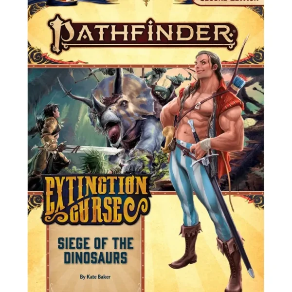 Best Pathfinder Adventure Path #154: Siege of the Dinosaurs (Extinction Curse 4 of 6) PZO 90154 - Miniature Marvels: Airplane Models & Painted Dice Role-playing Game