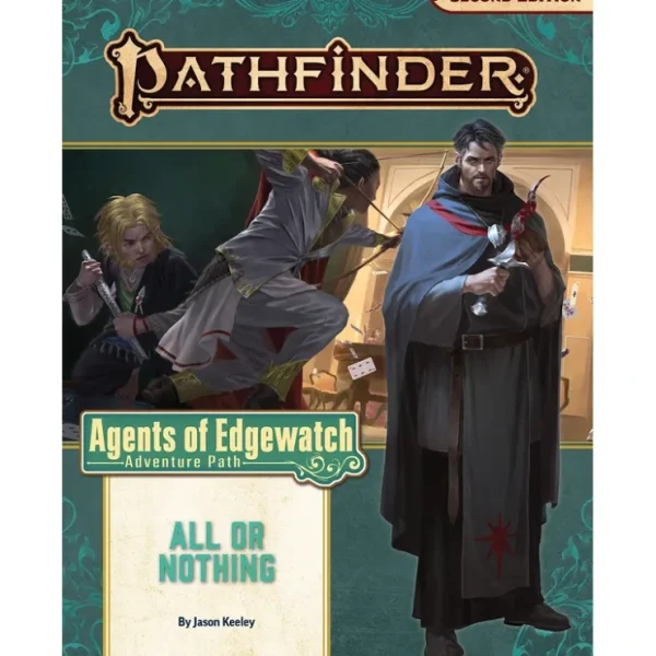 Discount Pathfinder Adventure Path #159: All or Nothing (Agents of Edgewatch 3 of 6) PZO 90159 - Miniature Marvels: Airplane Models & Painted Dice Role-playing Game