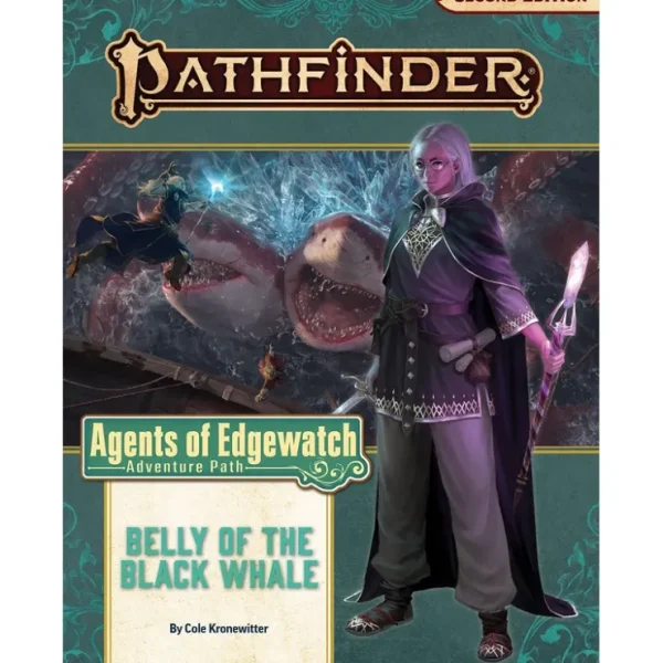 New Pathfinder Adventure Path #161: Belly of the Black Whale (Agents of Edgewatch 5 of 6) PZO 90161 - Miniature Marvels: Airplane Models & Painted Dice Role-playing Game