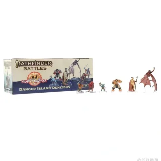 Fashion Pathfinder Battles: Fists of the Ruby Phoenix - Danger Island Denizens Boxed Set WZK 97545 - Miniature Marvels: Airplane Models & Painted Dice Miniature