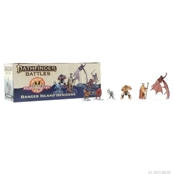 Fashion Pathfinder Battles: Fists of the Ruby Phoenix - Danger Island Denizens Boxed Set WZK 97545 - Miniature Marvels: Airplane Models & Painted Dice Miniature