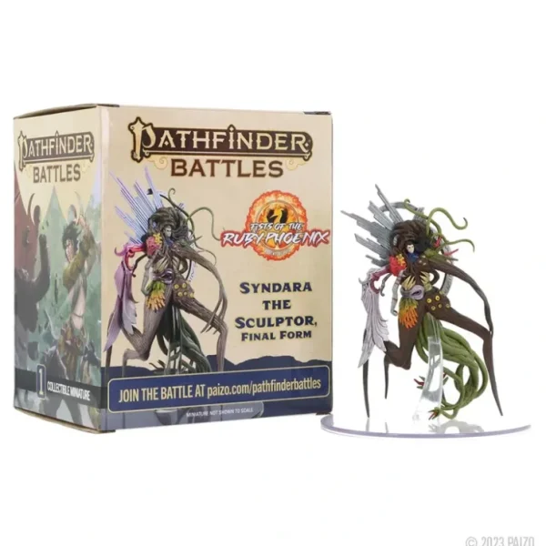 Store Pathfinder Battles: Fists of the Ruby Phoenix - Syndara the Sculptor Final Form Boxed Figure WZK 97549 - Miniature Marvels: Airplane Models & Painted Dice Miniature