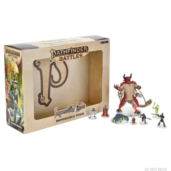 New Pathfinder Battles: Impossible Lands - Impossible Foes Boxed Set WZK 97538 - Miniature Marvels: Airplane Models & Painted Dice Miniature