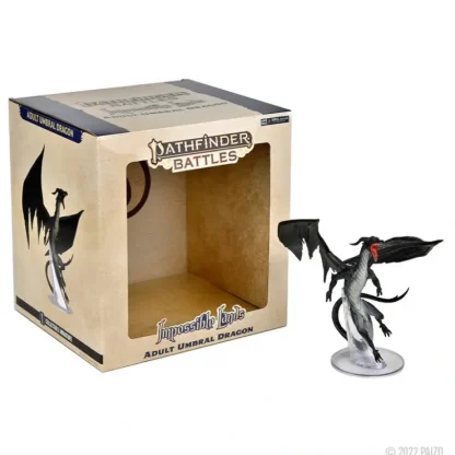Fashion Pathfinder Battles: Impossible Lands - Adult Umbral Dragon Boxed Figure WZK 97543 - Miniature Marvels: Airplane Models & Painted Dice Miniature