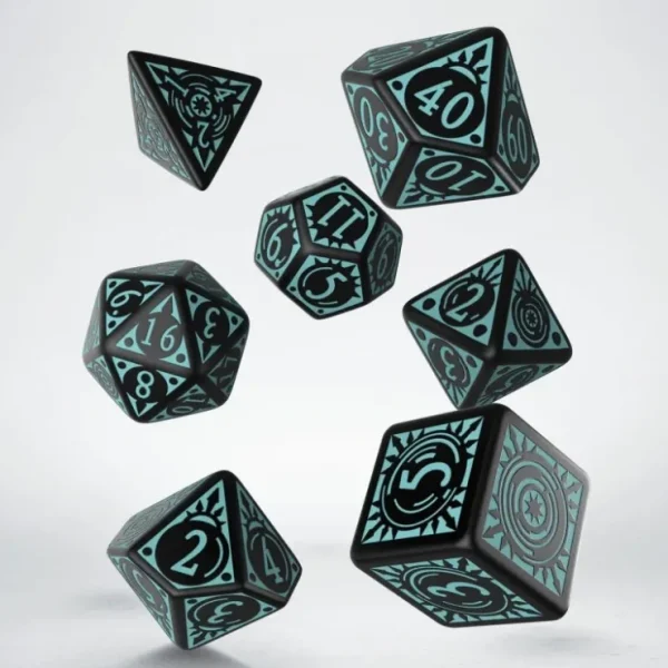 Sale Pathfinder Iron Gods Dice Set (7) QWS SPAT67 - Miniature Marvels: Airplane Models & Painted Dice Dice
