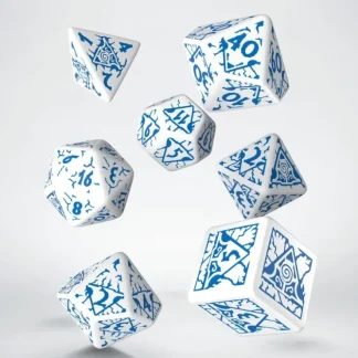 Shop Pathfinder Reign of Winter Dice Set (7) QWS SPAT28 - Miniature Marvels: Airplane Models & Painted Dice Dice