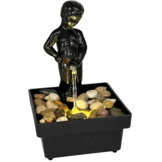 Best Sale Peeing Boy Water Fountain - Light Up Pee Boy - Indoor Portable Battery / USB - Miniature Marvels: Airplane Models & Painted Dice Egpull
