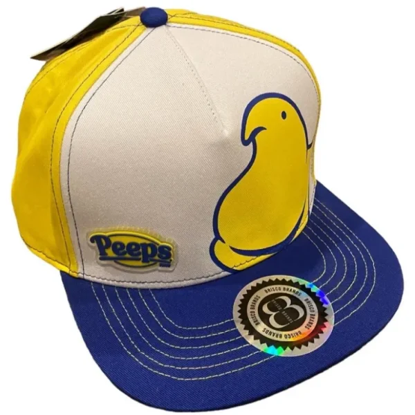 Fashion Peeps Snapback Hat - Retro Trucker Marhnallow Candy Embroidered Skater Ball Cap - Miniature Marvels: Airplane Models & Painted Dice Egpull