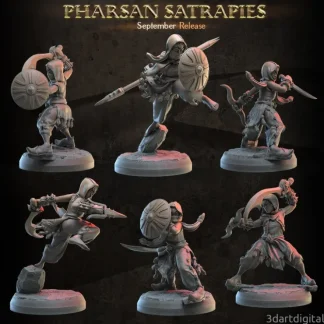 Shop Pharsan Cultist Soldiers Female - Miniature Marvels: Airplane Models & Painted Dice Miniature