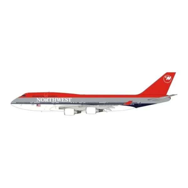 Phoenix 04534 1:400 Northwest Boeing 747-400 N667US - Miniature Marvels: Airplane Models & Painted Dice* Airplane Model
