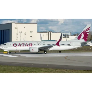 Phoenix 11814 1:400 Qatar Airways Boeing 737 Max 8 - Miniature Marvels: Airplane Models & Painted Dice* Airplane Model
