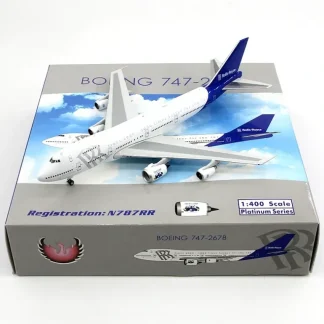 Phoenix Models 11710 1:400 Rolls-Royce Boeing 747-200 N787RR "Trent 1000" - Miniature Marvels: Airplane Models & Painted Dice* Airplane Model