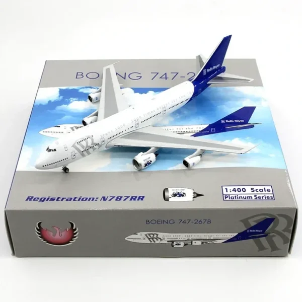 Phoenix Models 11710 1:400 Rolls-Royce Boeing 747-200 N787RR "Trent 1000" - Miniature Marvels: Airplane Models & Painted Dice* Airplane Model