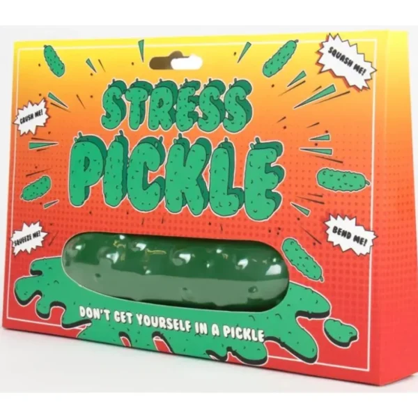 Clearance Pickle Squeeze Stress Squish Fidget Toy - Don't Stress Yourself in a Pickle - Miniature Marvels: Airplane Models & Painted Dice Egpull