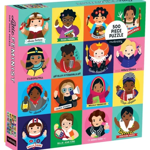 500 Piece Puzzle: Little Feminist CHR 3824 - Miniature Marvels: Airplane Models & Painted Dice* Shop All