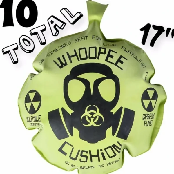 Best Sale 10 Pieces -17" Mega Whoopee Cushion Giant Jumbo Whoopie Gas Joke Big Fart Sound - Miniature Marvels: Airplane Models & Painted Dice Egpull