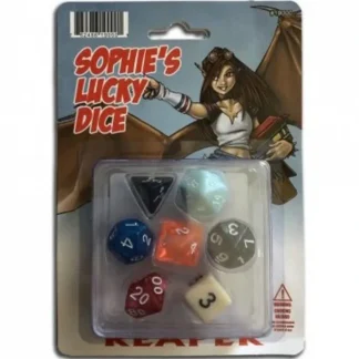 Best Sale Pizza Dungeon Dice: Sophie's Lucky Dice - Miniature Marvels: Airplane Models & Painted Dice Reaper Miniatures