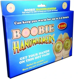 Best 2pk Boobs Boobie Hand Warmers Adult Reusable Funny Secret Santa Stocking Gift - Miniature Marvels: Airplane Models & Painted Dice Egpull