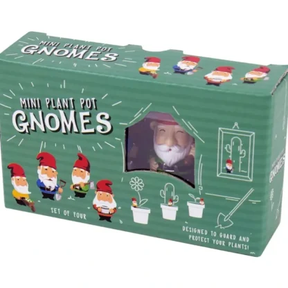Online 4-pk Mini Plant Pot Gnome Statues - Cute Garden Planter Marker Decorations - Miniature Marvels: Airplane Models & Painted Dice Egpull