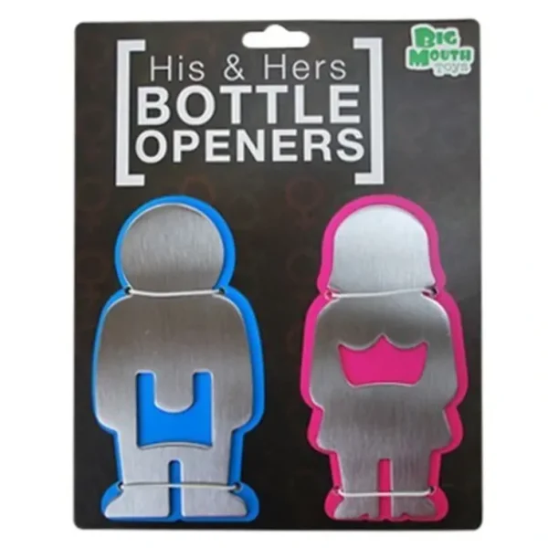 Best Sale 2pk Private Parts His & Hers ~ Funny Beer Bottle Openers - Big Mouth Toys - Miniature Marvels: Airplane Models & Painted Dice Egpull