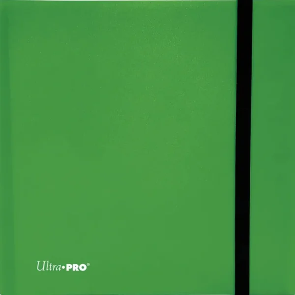 12-Pocket Eclipse PRO-Binder - Lime Green - Miniature Marvels: Airplane Models & Painted Dice* Shop All