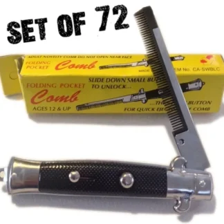 Outlet 72 Pocket Switchblade Fake Comb Folding Novelty Knife Toy Switch Blade Combs - Miniature Marvels: Airplane Models & Painted Dice Egpull