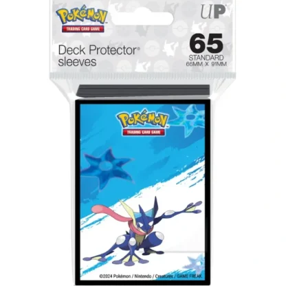 Online Pokemon TCG: Greninja 65ct Deck Protectors - Miniature Marvels: Airplane Models & Painted Dice Accessories