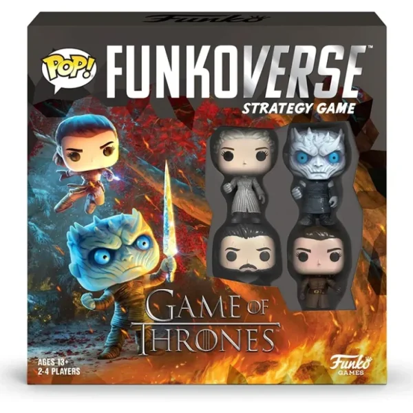 Best Sale POP! Funkoverse: Game of Thrones 100 - 4 pack FNK 46060 - Miniature Marvels: Airplane Models & Painted Dice Board Game