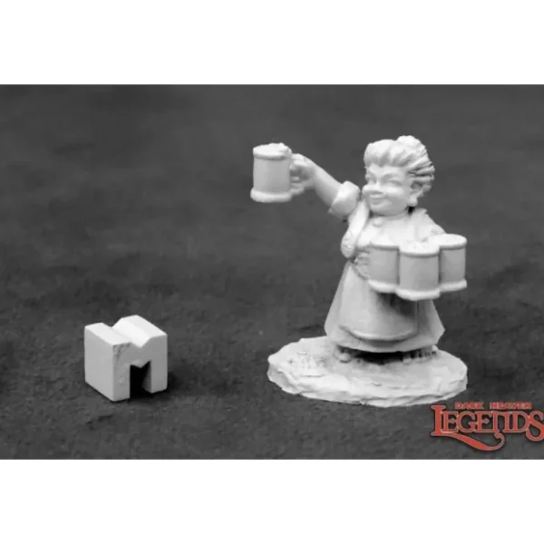 Discount Poppy Cloverlocks, Halfling Barmaid: Dark Heaven Legends RPR 03932 - Miniature Marvels: Airplane Models & Painted Dice Miniature