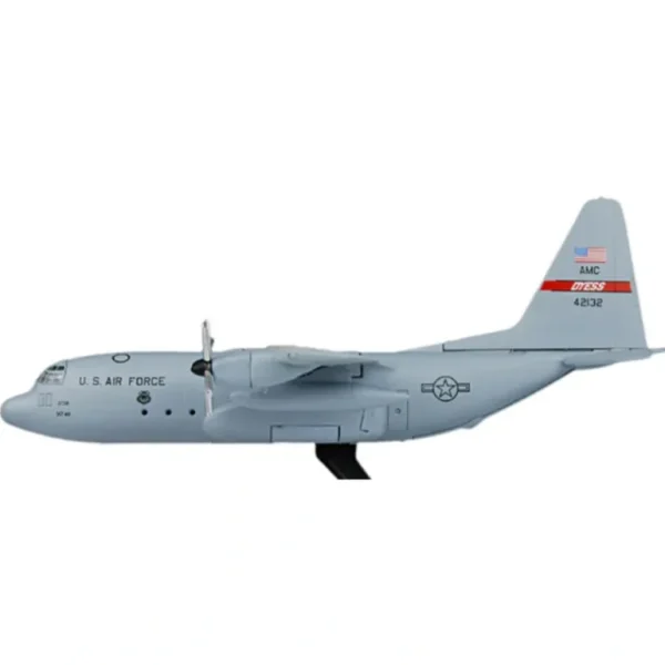 *Postage Stamp 5330 1:200 USAF C-130H "Dyess AFB" - Miniature Marvels: Airplane Models & Painted Dice* Airplane Model