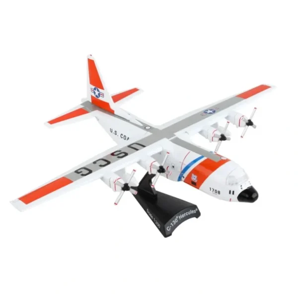 Postage Stamp 5330-5 C-130 Hercules US Coast Guard 1:200 - Miniature Marvels: Airplane Models & Painted Dice* Airplane Model