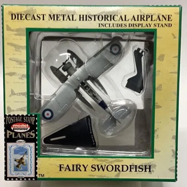 Postage Stamp 5565 Fairey Swordfish - Miniature Marvels: Airplane Models & Painted Dice* Airplane Model
