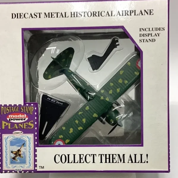 Postage Stamp 5347 Fiat CR-42 - Miniature Marvels: Airplane Models & Painted Dice* Airplane Model