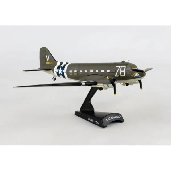 Postage Stamp PS5558-3 1:144 C-47 Skytrain - Miniature Marvels: Airplane Models & Painted Dice* Airplane Model