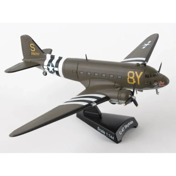 Postage Stamp PS5558-2 1:144 C-47 Skytrain - Miniature Marvels: Airplane Models & Painted Dice* Airplane Model