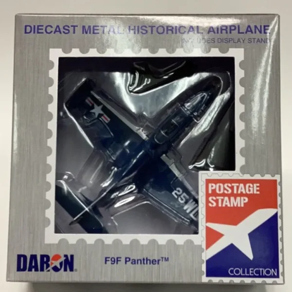 Postage Stamp PS5393-2 1:100 F9F Panther - Miniature Marvels: Airplane Models & Painted Dice* Airplane Model