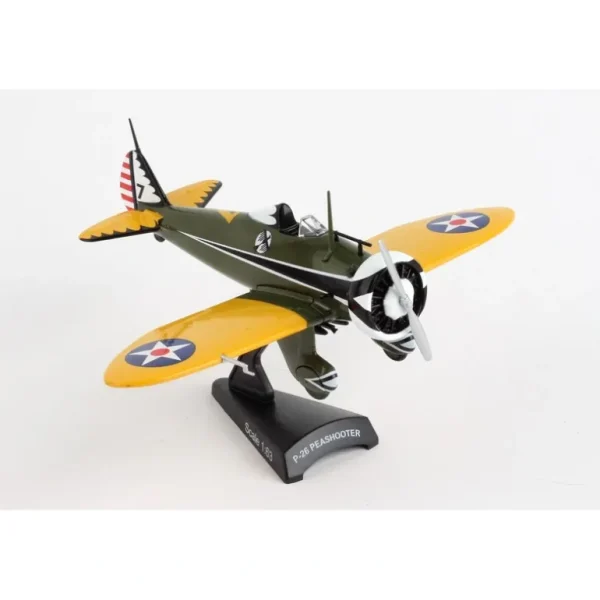 Postage Stamp PS5560-2 1:63 P-26 Peashooter - Miniature Marvels: Airplane Models & Painted Dice* Airplane Model