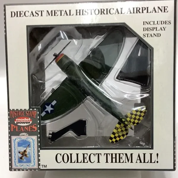 Postage Stamp PS5359-2 1:100 P-47 Thunderbolt - Miniature Marvels: Airplane Models & Painted Dice* Airplane Model