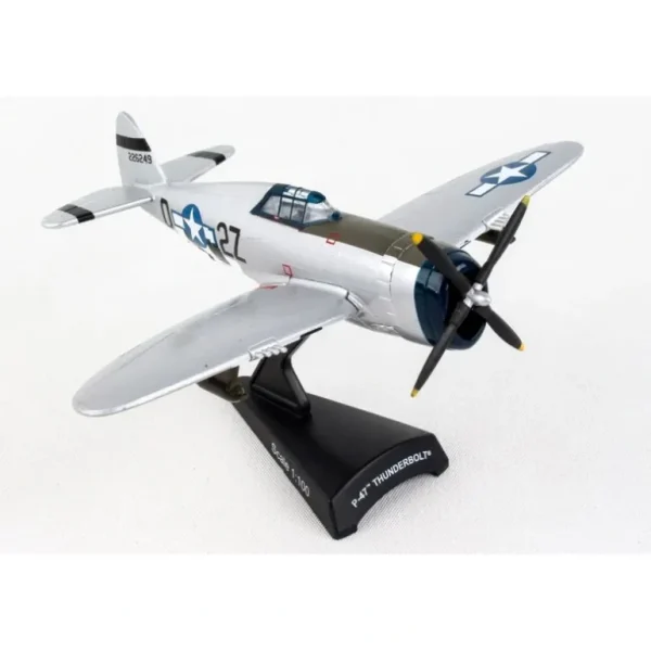 Postage Stamp PS5359-4 1:100 P-47 Thunderbolt - Miniature Marvels: Airplane Models & Painted Dice* Airplane Model