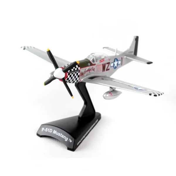 Postage Stamp PS5342-8 1:100 P-51D Mustang - Miniature Marvels: Airplane Models & Painted Dice* Airplane Model