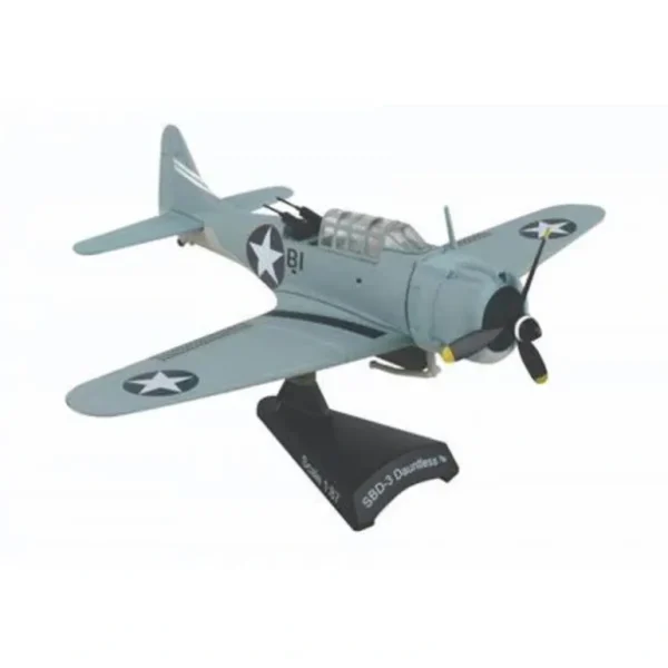 Postage Stamp PS5563-2 1:87 SBD-3 Dauntless US Navy - Miniature Marvels: Airplane Models & Painted Dice* Airplane Model
