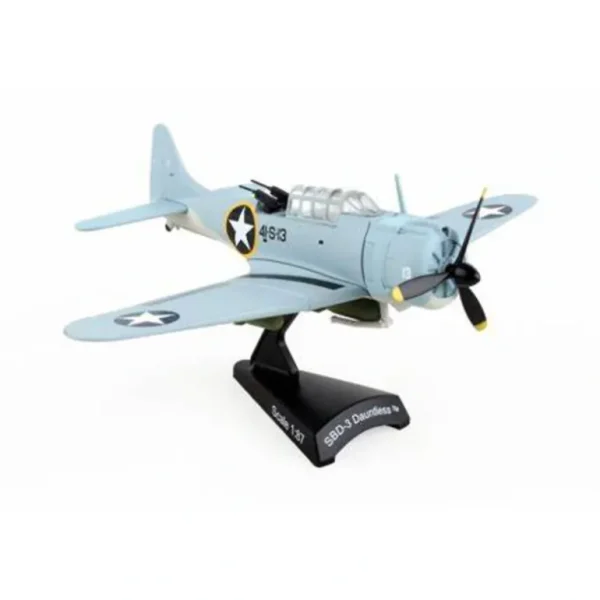 Postage Stamp PS5563-1 1:87 SBD-3 Dauntless US Navy - Miniature Marvels: Airplane Models & Painted Dice* Airplane Model